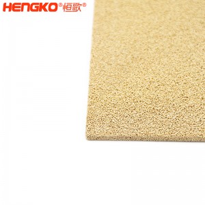 廠家直銷 銅粉末顆粒燒結(jié)透氣板 銅大規(guī)格燒結(jié)過(guò)濾板 按需求定制