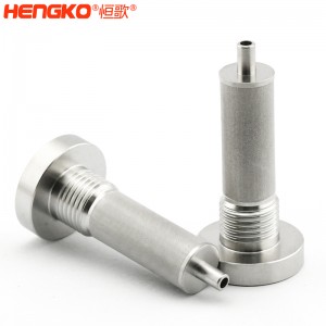 廠家生產(chǎn)粉末燒結過濾器一體化無縫結合不銹鋼濾芯耐腐蝕耐600℃高溫孔隙均勻可定制