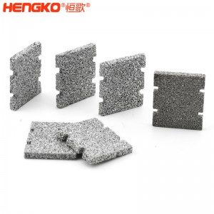 廠家定制微米多孔燒結不銹鋼濾芯_可反向沖洗不銹鋼濾板工業(yè)設備氣源用