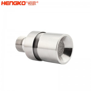 恒歌定制孔徑0.2-120μm不銹鋼氣體傳感器防爆外殼，耐腐蝕防水金屬過(guò)濾器