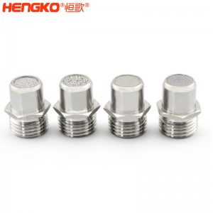 5 10 30 40微米醫(yī)用級(jí)粉末燒結(jié)不銹鋼316L直列式過濾器氧氣回路通風(fēng)機(jī)過濾用