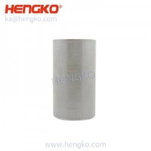 工廠定制耐高溫?zé)Y(jié)多孔不銹鋼304 316 316L絲網(wǎng)筒式高效過(guò)濾器