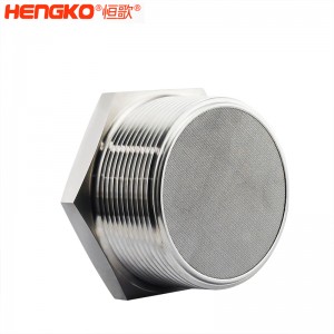 恒歌不銹鋼絲網(wǎng)濾芯燒結(jié)網(wǎng)消聲器消音器耐熱排氣均勻，應(yīng)用于排風(fēng)管消音