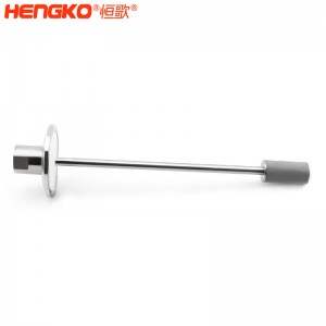 廠家批發(fā)316L不銹鋼長桿不銹鋼曝氣頭耐腐蝕防塵，用于二氧化碳/氧氣擴(kuò)散