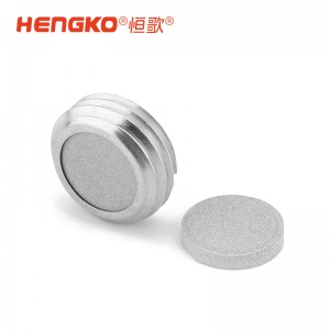 恒歌高精度HSP型消聲器_氣動設(shè)備金屬消音濾芯