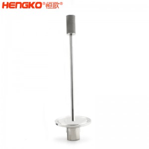 廠家批發(fā)316L不銹鋼長桿不銹鋼曝氣頭耐腐蝕防塵，用于二氧化碳/氧氣擴(kuò)散