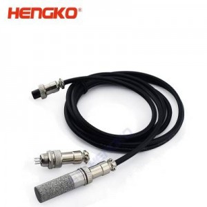 防水灌溉土壤溫濕度傳感器不銹鋼外殼保護(hù)罩探頭過濾器RHT系列帶線